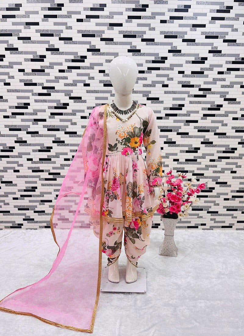Floral Dhoti