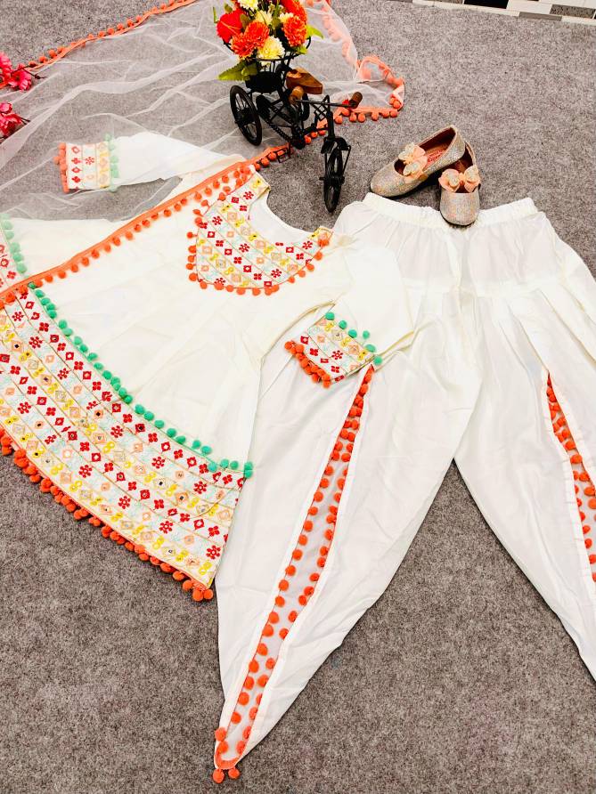 Pom Pom Dhoti Suit