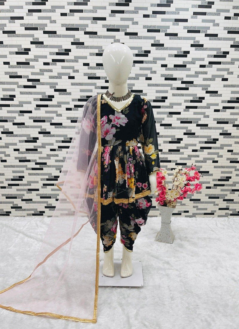 Floral Dhoti